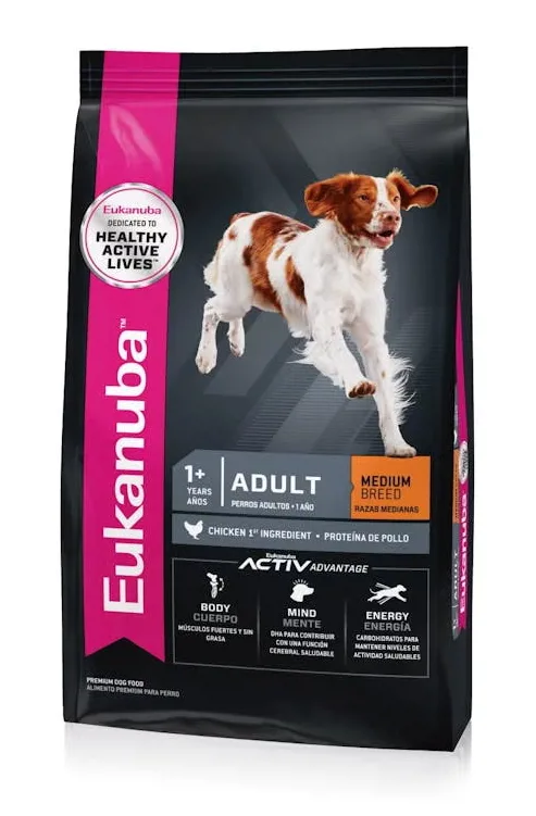 EUKANUBA ADULT MEDIUM BREED 15KG