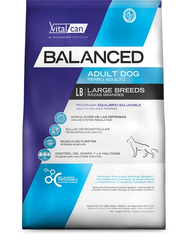 BALANCED PERRO ADULTO RAZA GRANDE 15KG