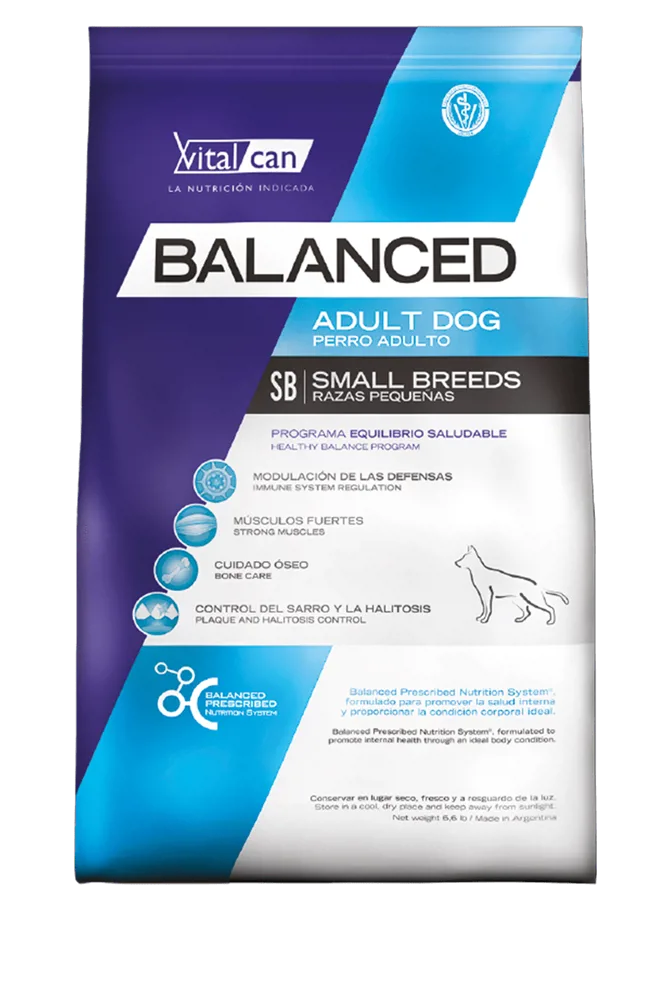 BALANCED PERRO ADULTO RAZA PEQUEÑA 15KG