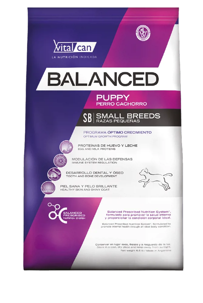 BALANCED PERRO CACHORRO RAZA PEQUEÑA 1KG