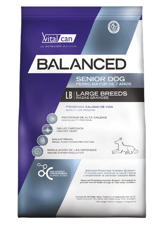 BALANCED PERRO SENIOR RAZA GRANDE 15KG