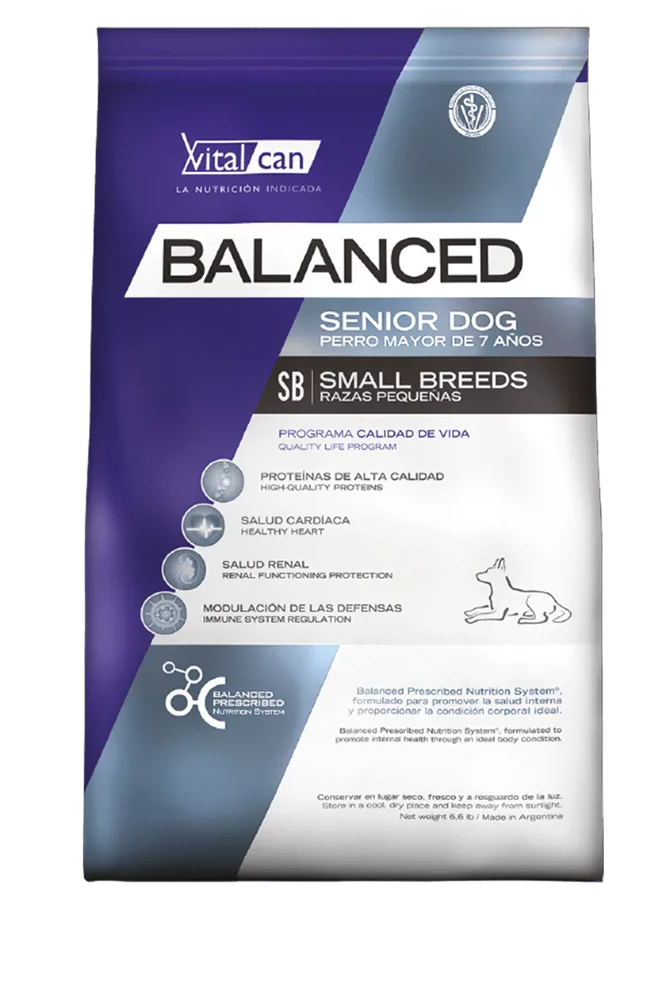 BALANCED PERRO SENIOR RAZA PEQUEÑA 3KG