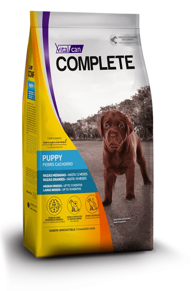 COMPLETE CACHORRO RAZA MEDIANA Y GRANDE X 3 KG