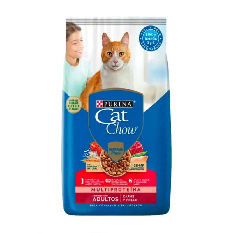 CAT CHOW ADULTOS SABOR CARNE Y POLLO 15KG