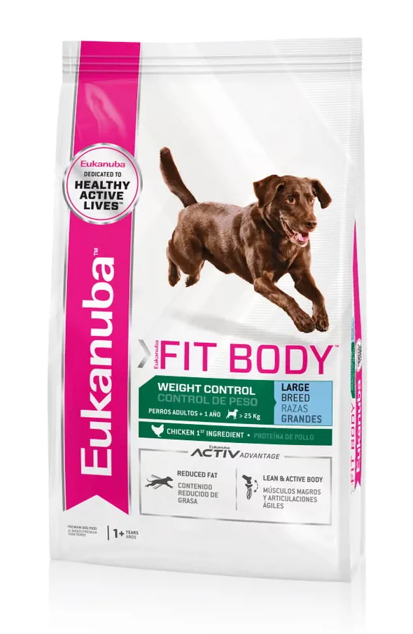 EUKANUBA FIT BODY LARGE BREED 15KG