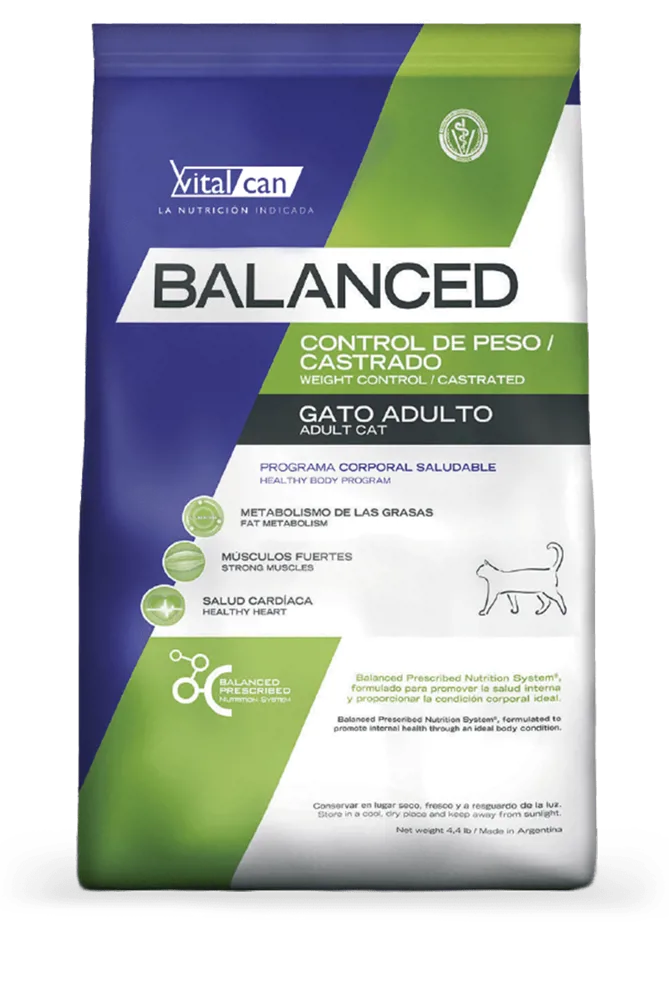 BALANCED GATO CTRL. PESO/CASTRADO 2KG