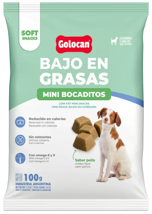 GOLOCAN MINI BAJO EN GRASA 100GR.