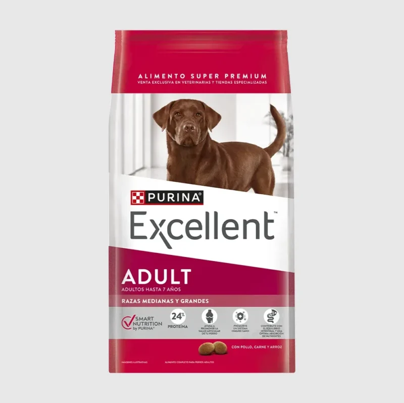 EXCELLENT ADULT DOG RAZAS MEDIANAS Y GRANDES 20KG