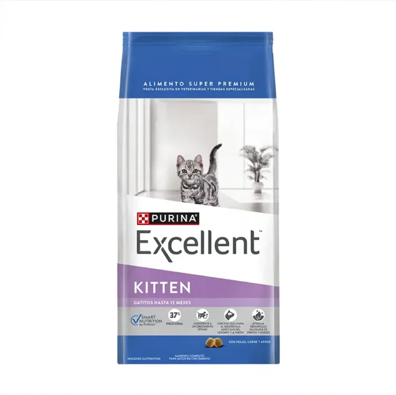 EXCELLENT KITTEN CON POLLO Y ARROZ 1KG