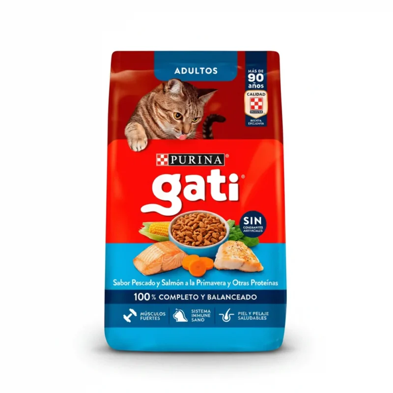 GATI PESCADO Y SALMÓN 15 KG