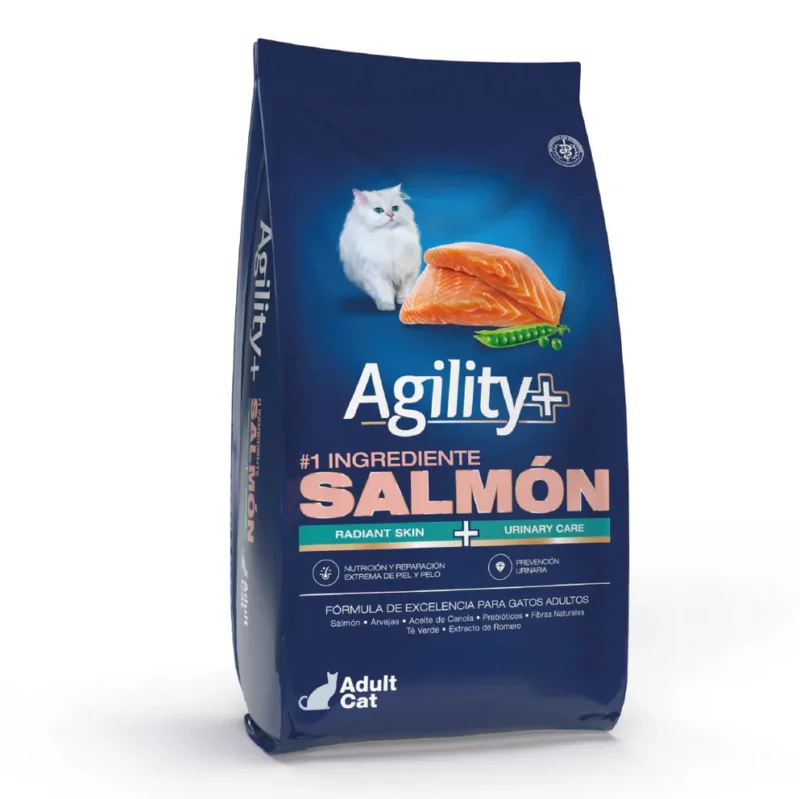 AGILITY  + ADULT CAT SALMÓN X 1.5 KG