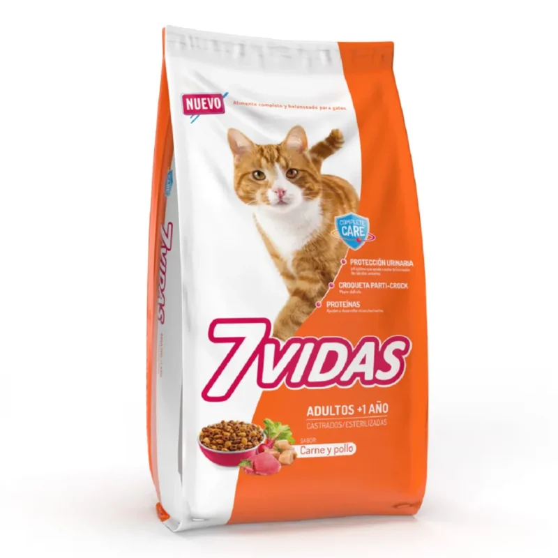 7 VIDAS CARNE Y POLLO 10KG