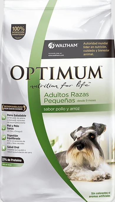 OPTIMUM ADULTO PEQUEÑO 15 KG