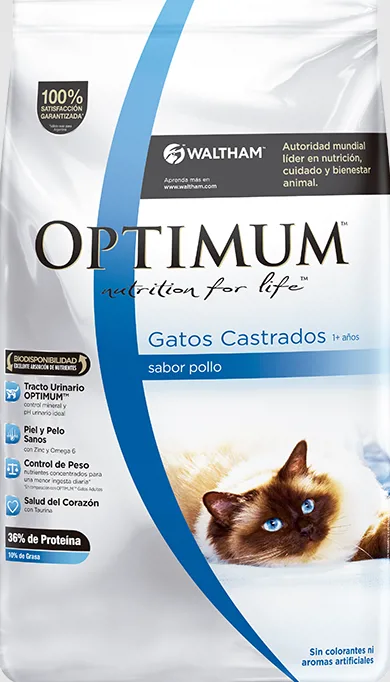 OPTIMUM GATO CASTRADO 3 KG