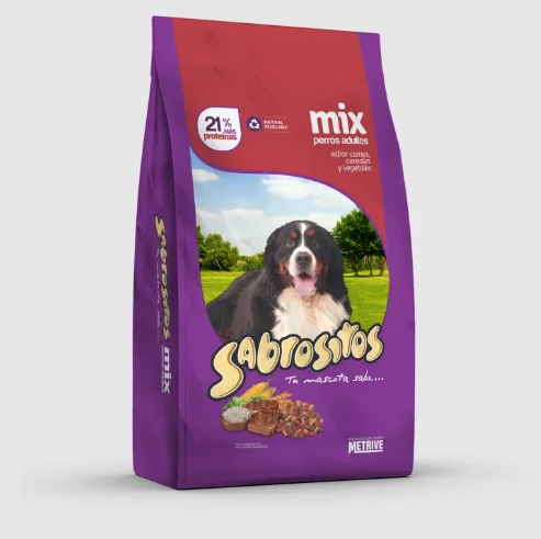 SABROSITOS PERRO ADULTO CARNE MIX X 15KG.