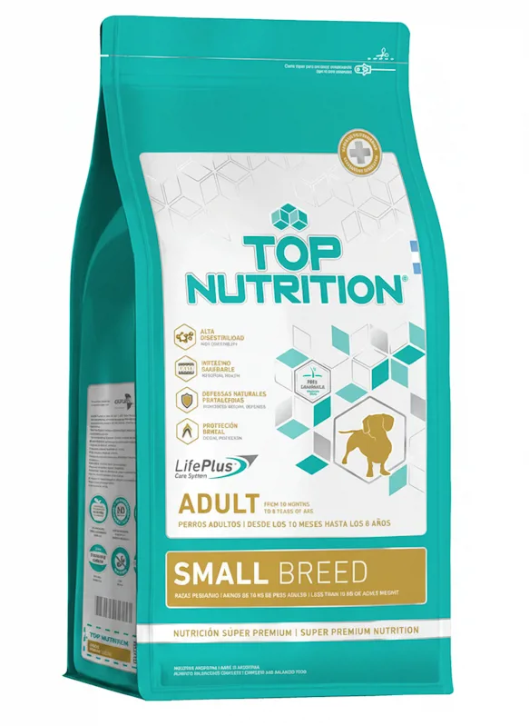 TOP NUTRITION ADULTO RAZAS PEQUEÑAS 3 KG