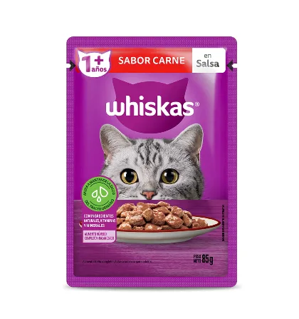 POUCH WHISKAS ADULTO CARNE