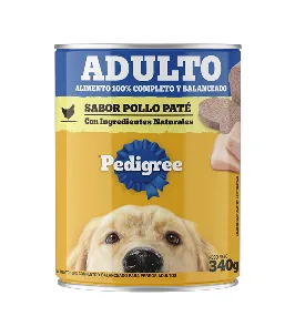 LATA PEDIGREE ADULTO POLLO X 340 GR