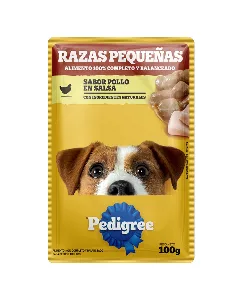 POUCH PEDIGREE ADULTO RAZAS PEQUEÑAS POLLO