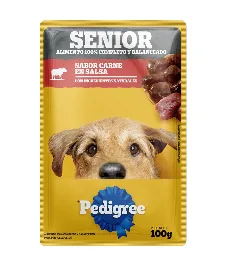 POUCH PEDIGREE SENIOR CARNE