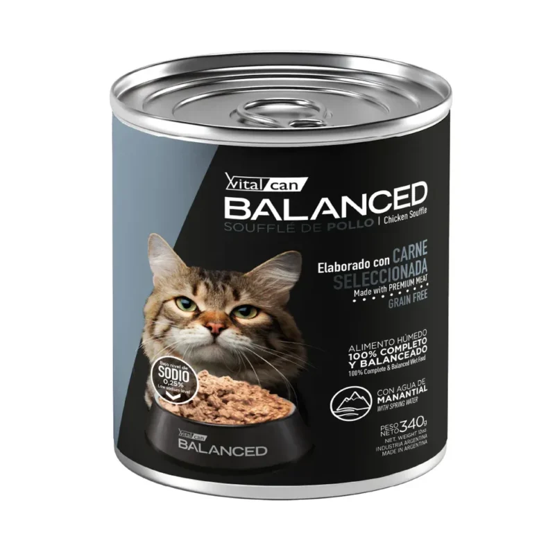 LATA BALANCED GATO SENIOR POLLO X 340 GR