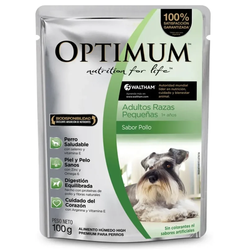 POUCH OPTIMUM PERRO ADULTO RAZAS PEQUEÑAS