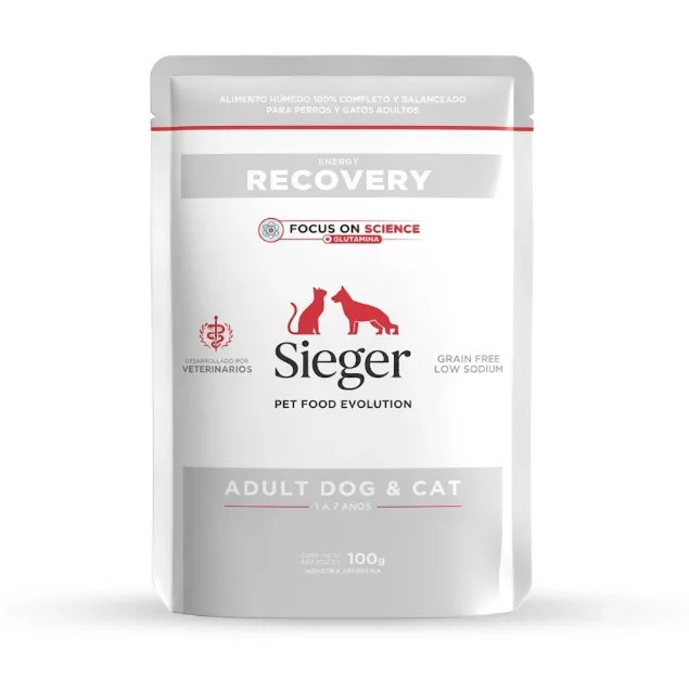 POUCH SIEGER RECOVERY PERROS Y GATOS