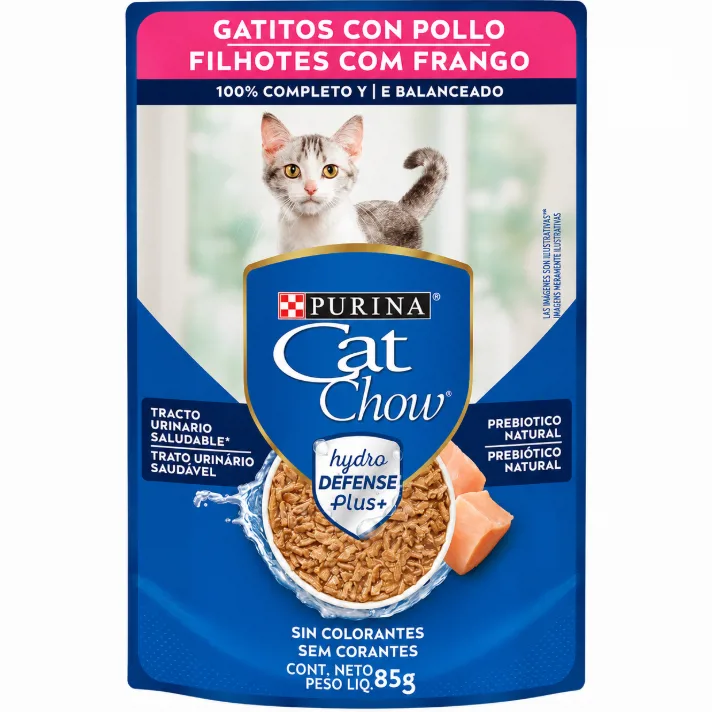 POUCH CAT CHOW CACHORRO POLLO