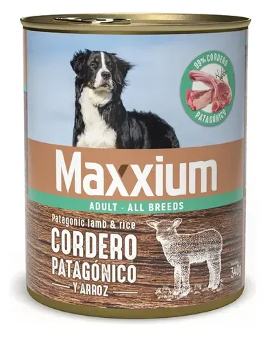 MAXXIUM PERRO ADULTO CORDERO Y ARROZ X 340 GR. EO