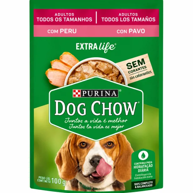 POUCH DOG CHOW ADULTO PAVO
