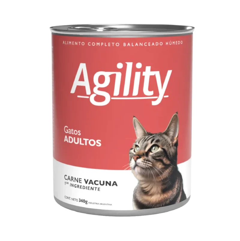 LATA AGILITY CATS CARNE X 340 GR. EO