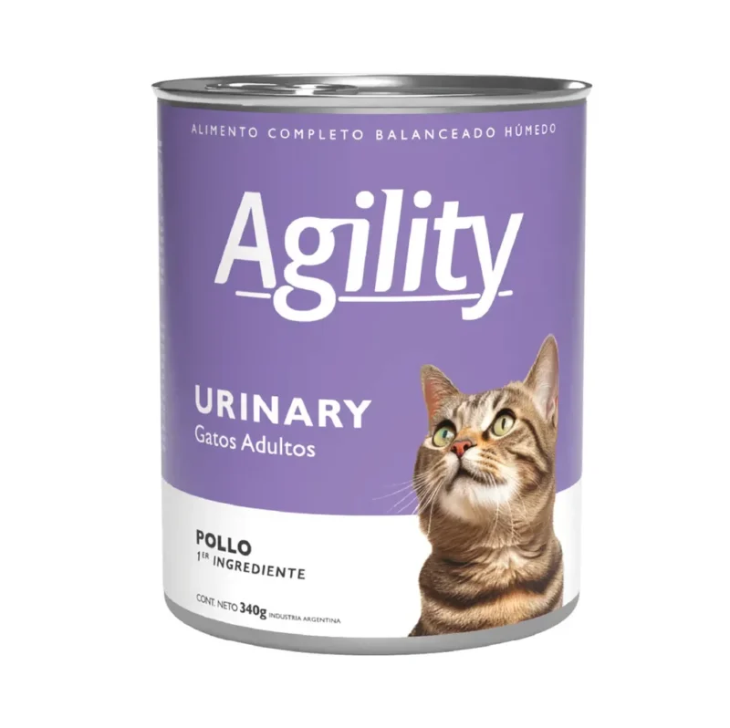 LATA AGILITY GATO ADULTO URINARY POLLO X 340 GR