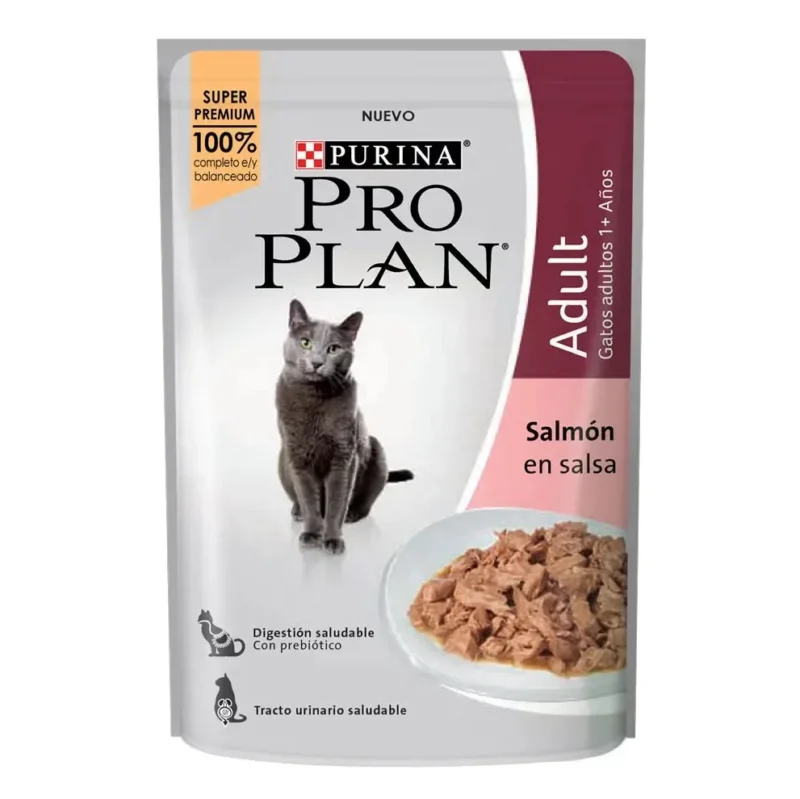 POUCH PRO PLAN GATO ADULTO SALMON