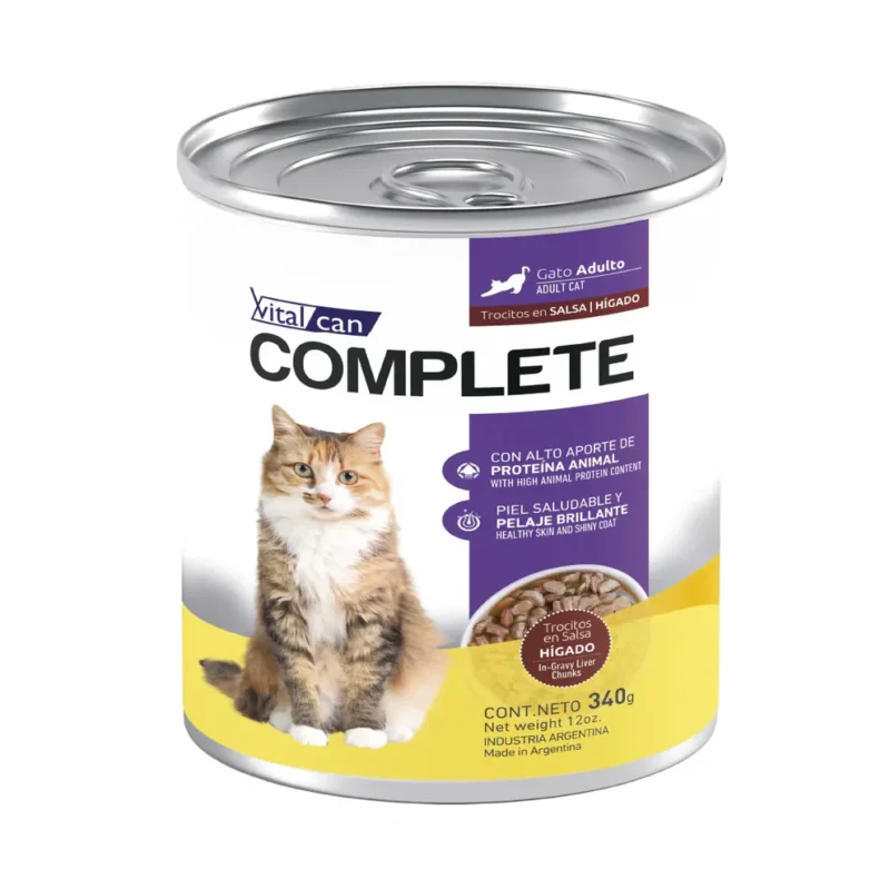 LATA COMPLETE GATO ADULTO HIGADO X 340 GR