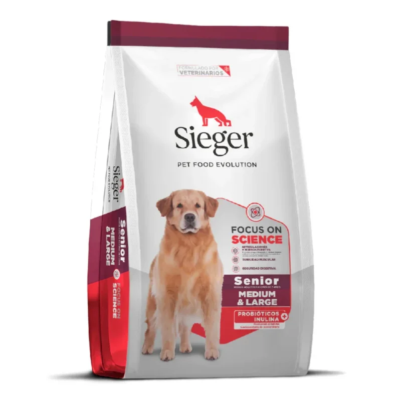 SIEGER SENIOR +7 MEDIUM & LARGE BREED X 15 KG