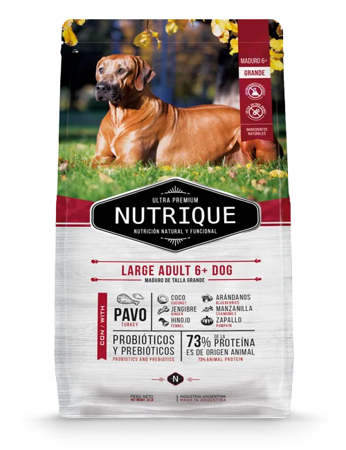 NUTRIQUE LARGE ADULT 6+ DOG X 15KG
