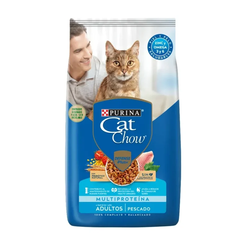 CAT CHOW ADULTOS SABOR PESCADO Y POLLO 15KG