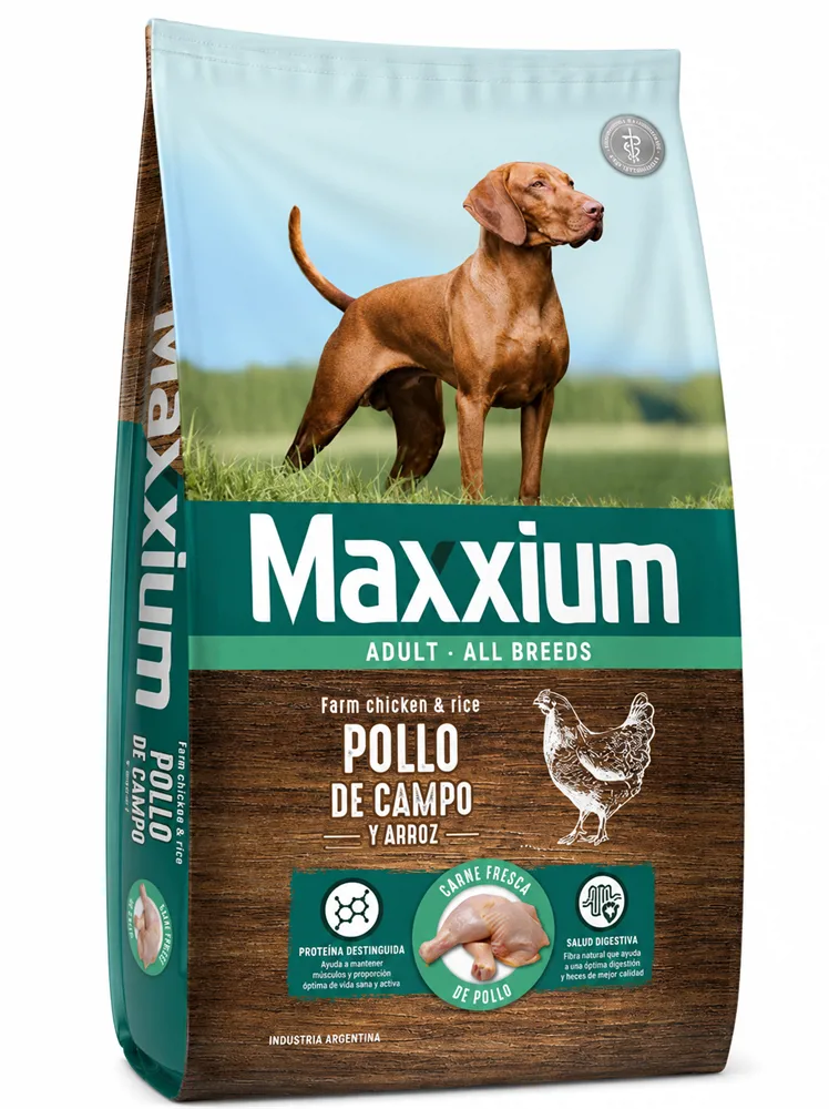 MAXXIUM ADULTO POLLO DE CAMPO X 15 KG
