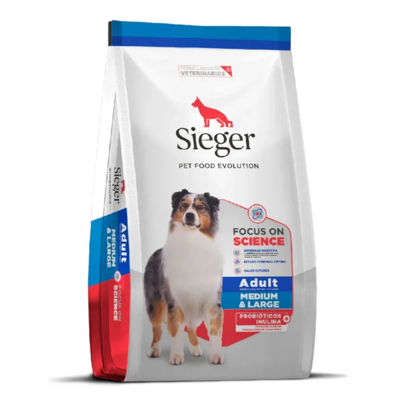 SIEGER ADULT MEDIUM & LARGE BREED X 15 KG.