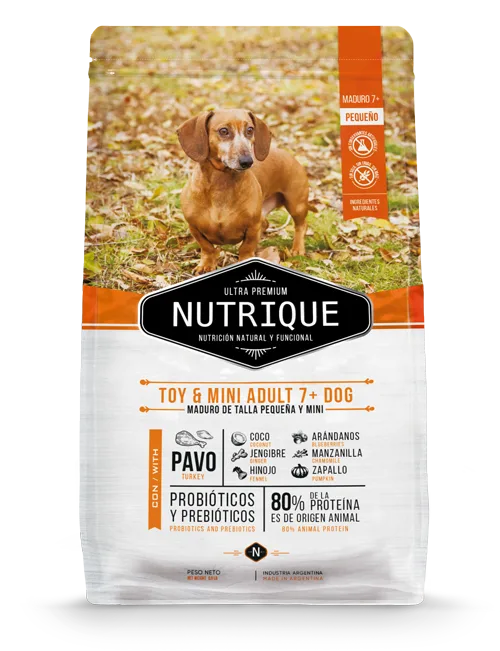 NUTRIQUE TOY & MINI ADULT 7+ DOG X 3KG