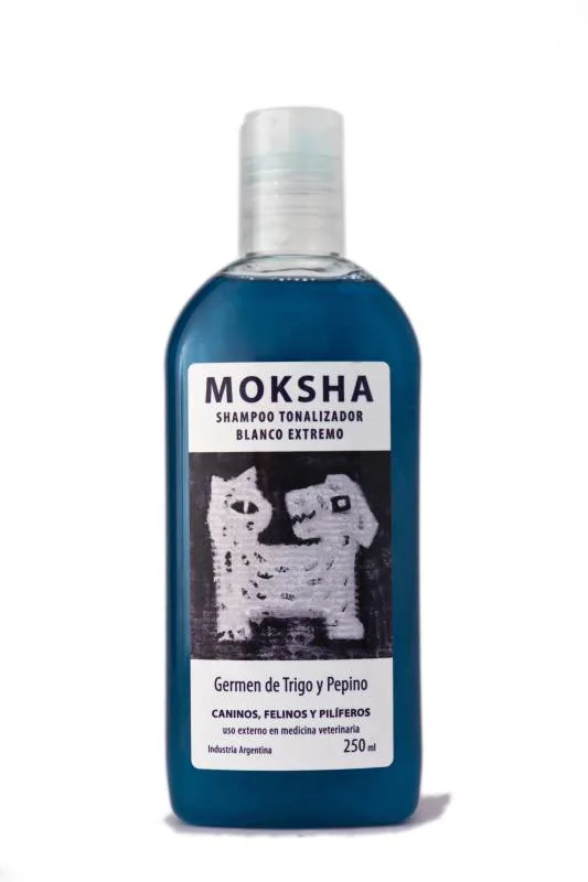 MOKSHA SHAMPOO BLANCO EXTREMO TONALIZADOR 250ML.