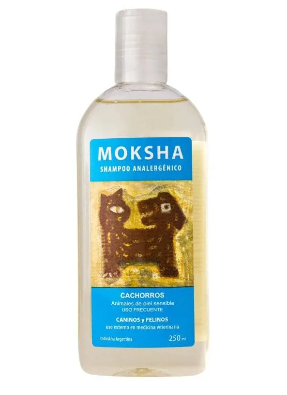 MOKSHA SHAMPOO ANALARGÉNICO CACHORROS 250ML.