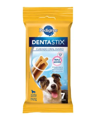 PEDIGREE DENTASTIX ADULTO RAZAS MEDIANAS X 7 UNIDADES