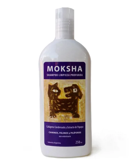 MOKSHA SHAMPOO LIMPIEZA PROFUNDA 250ML.