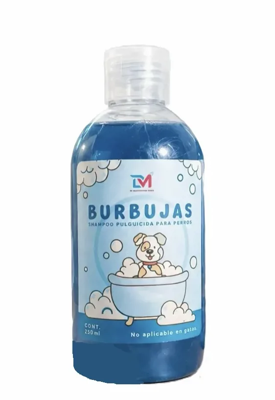 BURBUJAS SHAMPOO GARRAPATICIDA 250ML.