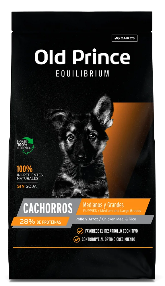 OLD PRINCE EQUILIBRIUM CACHORRO MEDIANO Y GRANDE 15KG
