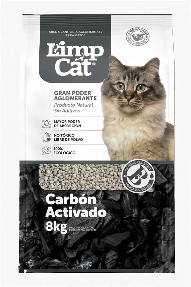 LIMP CAT CARBON ACTIVADO 8KG
