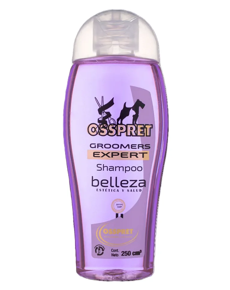 OSSPRET GROOMERS EXPERT SHAMPOO BELLEZA 250ML.