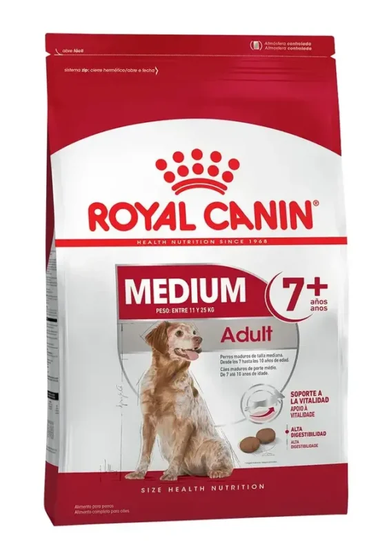 ROYAL CANIN MEDIUM ADULT 7+ 15KG