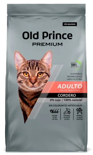 OLD PRINCE PREMIUM GATOS ADULTOS CORDERO 7,5KG